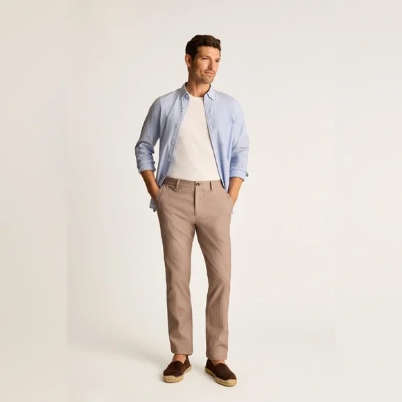 NWT Khaki Straight Fit Stretch Washed Chinos from Bonobos, Size 38/32 - Picture 1 of 6